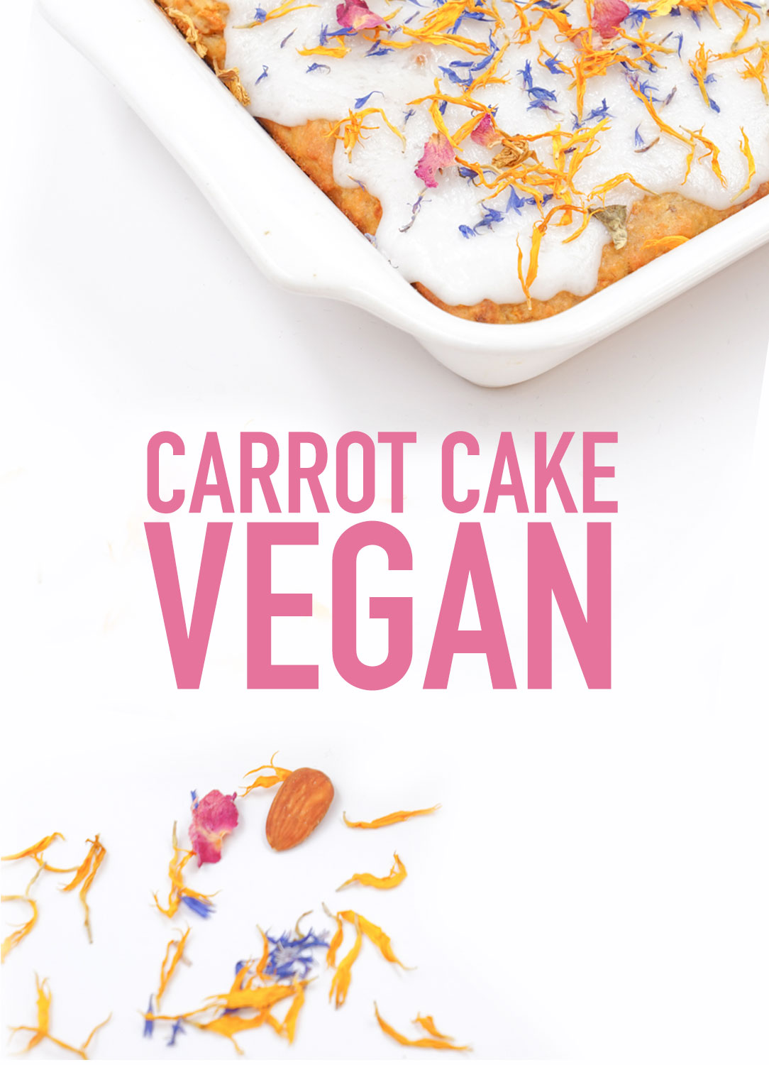 carrot cake vegan recette